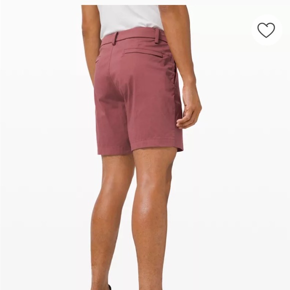 lululemon athletica Men 34” Shorts - salmon pink mauve - Picture 3 of 13